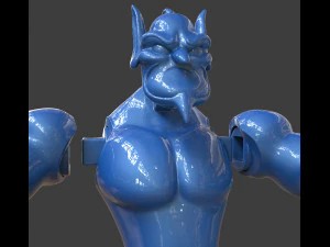 aladdins genie evil mode 3D Print Model