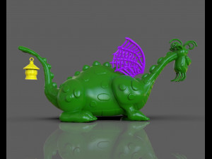 petes dragon figurine 3D 프린트 모델