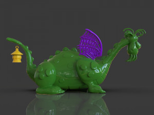 petes dragon figurine 3D 프린트 모델