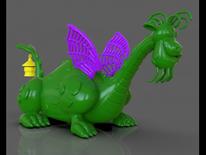 petes dragon figurine 3D 프린트 모델