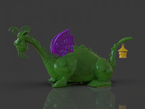 petes dragon figurine 3D 프린트 모델