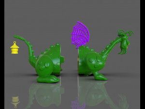 petes dragon figurine 3D 프린트 모델