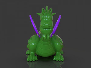 petes dragon figurine 3D 프린트 모델