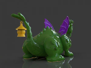petes dragon figurine 3D Print Model