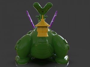 petes dragon figurine 3D 프린트 모델
