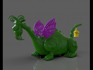 petes dragon figurine 3D 프린트 모델