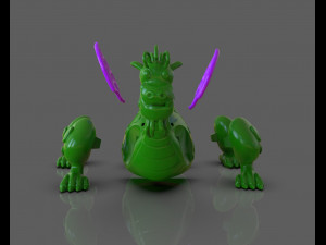 petes dragon figurine 3D 프린트 모델