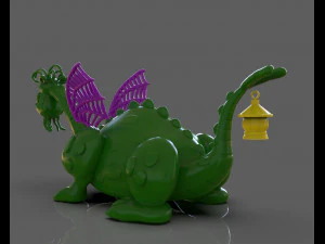 petes dragon figurine 3D Print Model