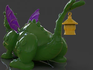 petes dragon figurine 3D Print Model