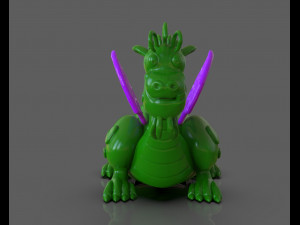 petes dragon figurine 3D 프린트 모델
