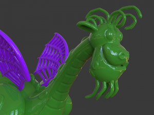 petes dragon figurine 3D 프린트 모델