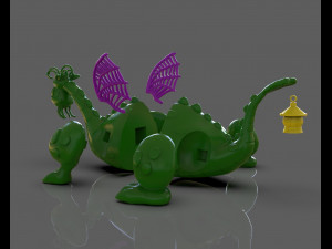 petes dragon figurine 3D 프린트 모델