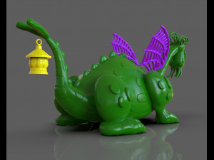 petes dragon figurine 3D 프린트 모델