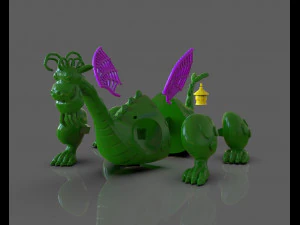 petes dragon figurine 3D Print Model