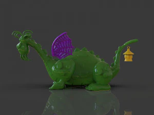 petes dragon figurine 3D Print Model