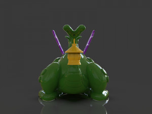 petes dragon figurine 3D 프린트 모델