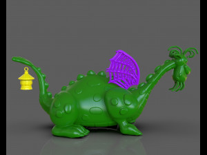petes dragon figurine 3D 프린트 모델