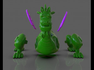 petes dragon figurine 3D 프린트 모델