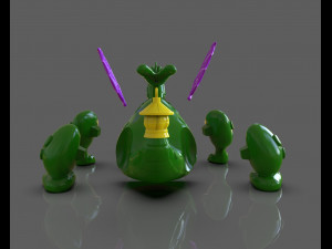 petes dragon figurine 3D 프린트 모델
