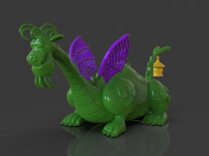 petes dragon figurine 3D 프린트 모델