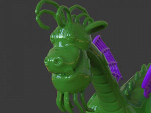 petes dragon figurine 3D 프린트 모델