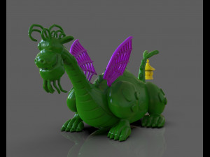petes dragon figurine 3D 프린트 모델