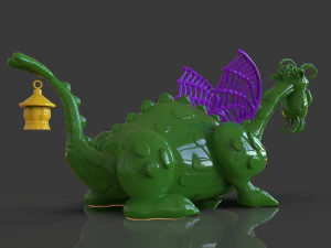 petes dragon figurine 3D Print Model