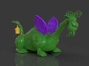 petes dragon figurine 3D 프린트 모델