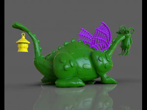 petes dragon figurine 3D Print Model