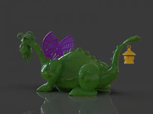 petes dragon figurine 3D Print Model