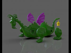 petes dragon figurine 3D Print Model
