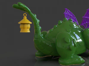 petes dragon figurine 3D Print Model