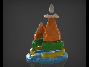 links awakening - koholint island 3D प्रिंट मॉडल