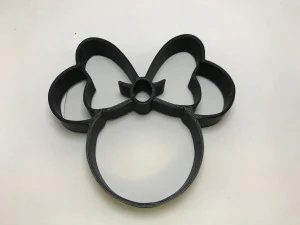 форма для печива Мінні та номер 2 3D Принт Модель