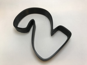 minnie and number 2 cookie cutter 3D 프린트 모델
