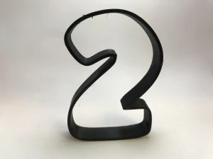 форма для печива Мінні та номер 2 3D Принт Модель