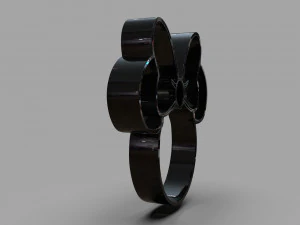 форма для печива Мінні та номер 2 3D Принт Модель