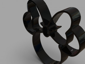 minnie and number 2 cookie cutter 3D 프린트 모델