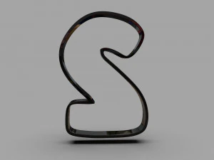 форма для печива Мінні та номер 2 3D Принт Модель