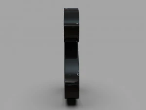 форма для печива Мінні та номер 2 3D Принт Модель