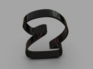 minnie and number 2 cookie cutter 3D 프린트 모델