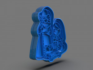 christmas cookie cutter nativity Modelo de Impressão 3D