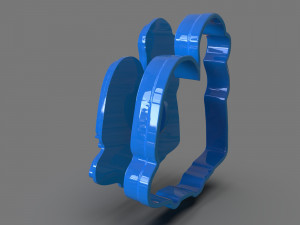 christmas cookie cutter nativity Modelo de Impressão 3D
