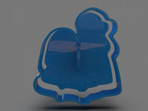 christmas cookie cutter nativity Modelo de Impressão 3D