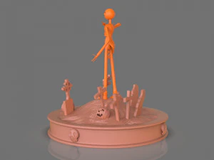 jack skellington sculpture 3D Print Model