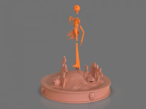 jack skellington sculpture 3D Print Model