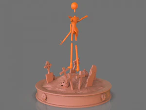 jack skellington sculpture 3D Print Model