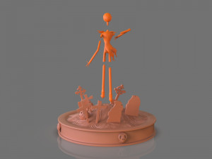 jack skellington sculpture 3D 打印模型
