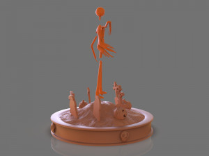 jack skellington sculpture 3D 打印模型