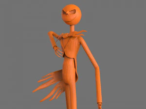 jack skellington sculpture 3D Print Model